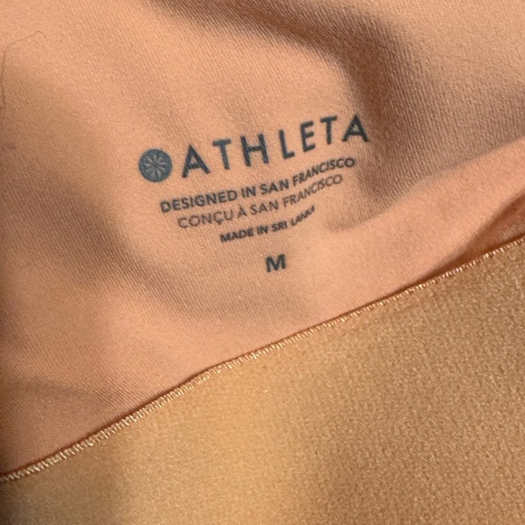 Athleta Women's Conscious Cut Out Crop Sports Bra - Picture 3 of 3